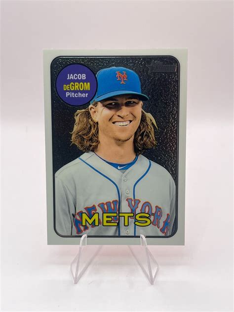 2018 Topps Heritage Chrome 999 Jacob DeGrom THC 72 New York Mets