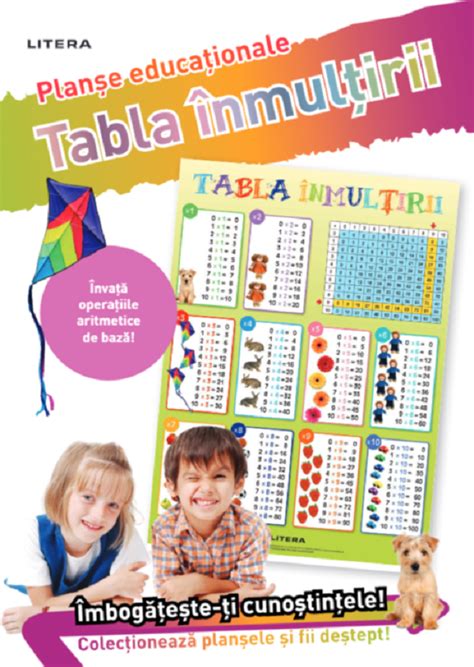 Tabla Inmultirii Planse Educationale PDF Autor MsBook Ro