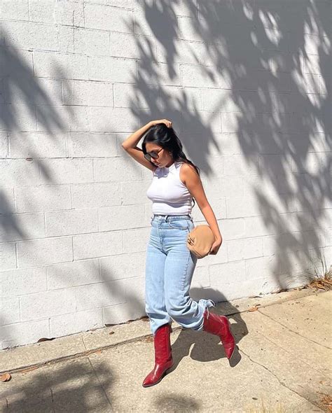 12 Red Boots Outfit Ideas That Will Have You Smitten