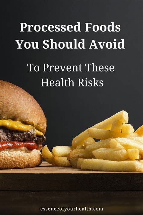 Processed Foods To Avoid Health Risks Food Foods To Avoid