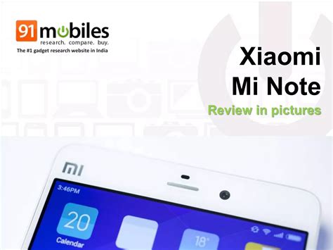 Xiaomi Mi Note Review PPT