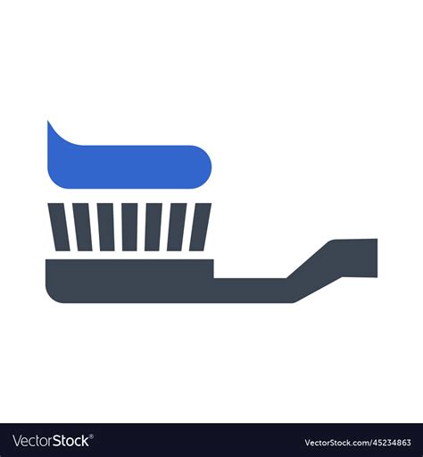 Tooth Brash Icon Royalty Free Vector Image Vectorstock