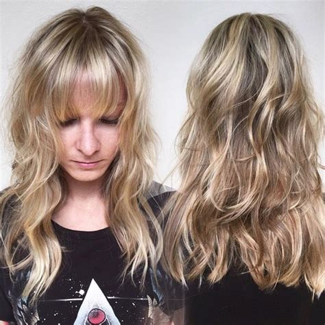 12 Layered Blonde Hairstyle With Bangs CapelliStyle