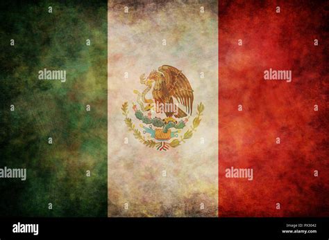 Grunge Mexico Flag Stock Photo Alamy