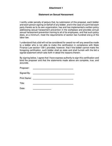 New York Statement On Sexual Harassment Fill Out Sign Online And