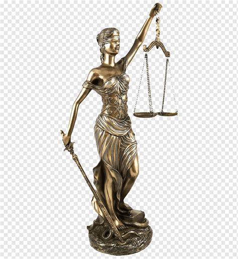 Metal Lady Justice Bronze Sculpture Themis Statue Lawyer