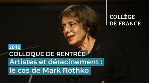 Artistes et déracinement le cas de Mark Rothko Annie Cohen Solal