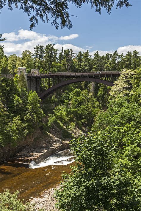 Ausable Chasm Bridge Photograph by Eric Swan | Fine Art America