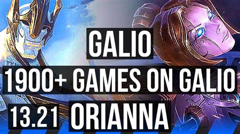 Galio Vs Orianna Mid Games M Mastery Dominating