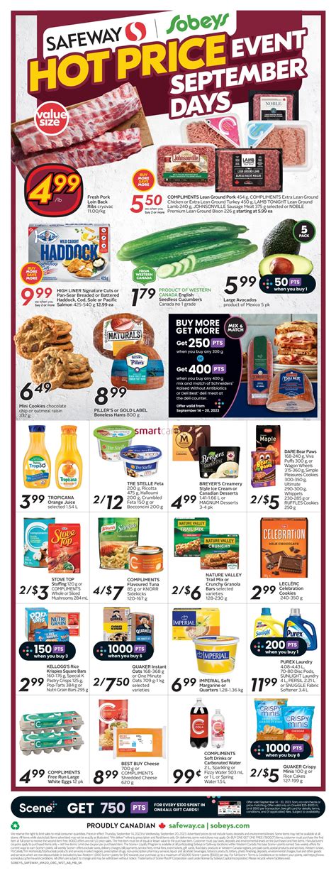 Sobeys Safeway Ab Sk Mb Flyer September To