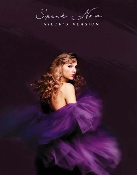 Speak Now Taylors Version Extended Album Cover Taylor Swift Album