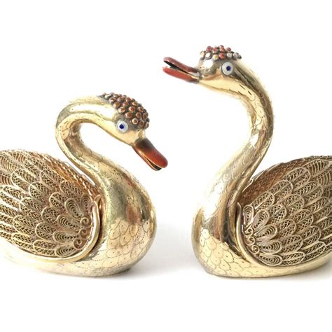 Swan Salt Cellars Etsy