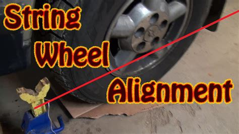 DIY Perform A Vehicle Front End Alignment Using String And A Ruler