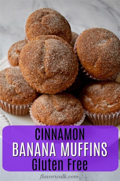 Gluten Free Cinnamon Banana Muffins Recipe Banana Cinnamon Muffins Banana Muffins Cinnamon