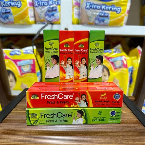 Jual Freshcare Press Relax Strong Minyak Kayu Putih Roll On Inhaler