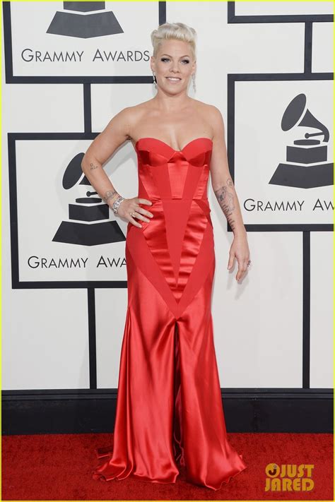 Pink Grammys 2014 Red Carpet With Carey Hart Photo 3041031 2014