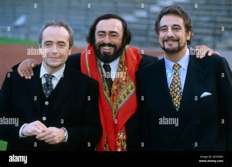 DIE DREI TENÖRE, 1995, Jose Carreras, Luciano Pavarotti, Placido Domingo. THE THREE TENORS, 1995 ...