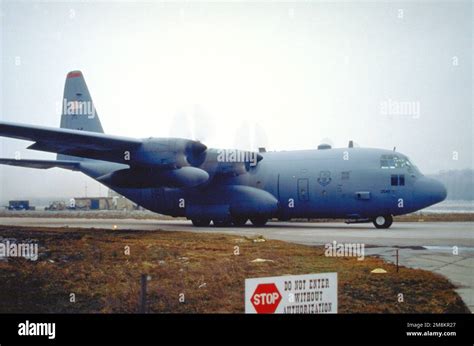 A C 130h Hercules From The 50th Airlift Squadron Little Rock Afb