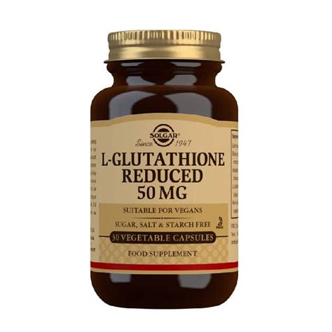 Solgar L Glutathione Reduced 50 mg 30 Cápsulas comprar Solgar L