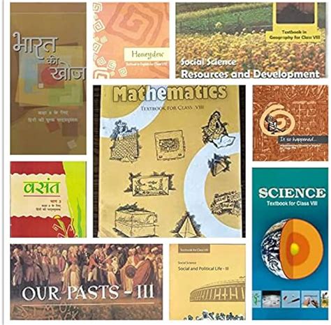 Ncert Textbook Book Set For Class 8th Vasant 3 Bharat Ki 50 Off