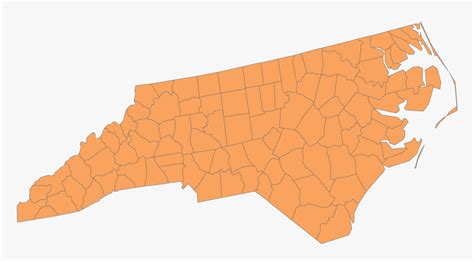 North Carolina Political Map 2016, HD Png Download - kindpng