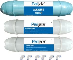 Parijata Sediment Filter Carbon Filter And Alkaline Filter For