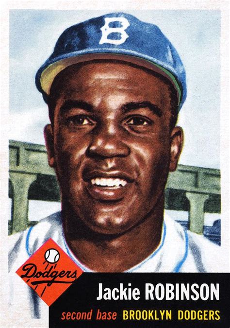 1953 Topps 1 Jackie Robinson Trading Card Database