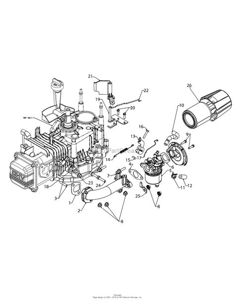 Troy Bilt Riding Mower Carburetor Diagram