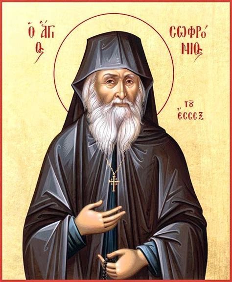 Saint Sophrony Of Essex Orthodox Calendar Christian Paintings Art