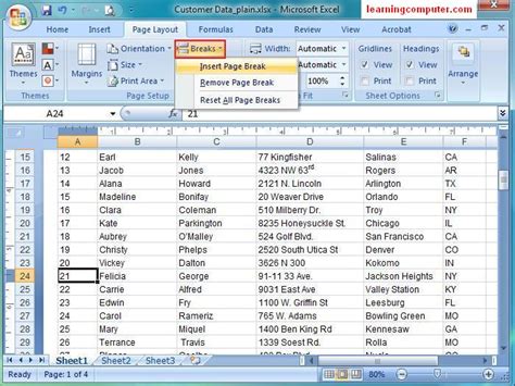 Microsoft Excel Tutorial Page Layout Tab Softknowledge S Blog