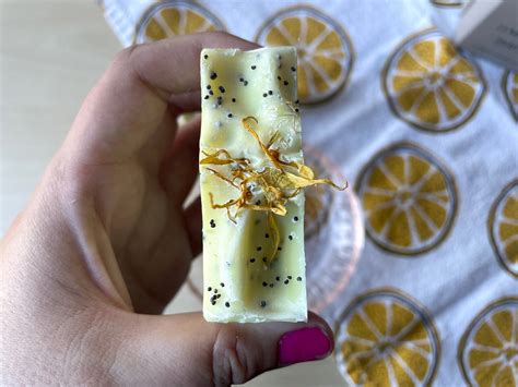 Lemon Poppyseed And Saffron Cold Process Handmade Soap Etsy