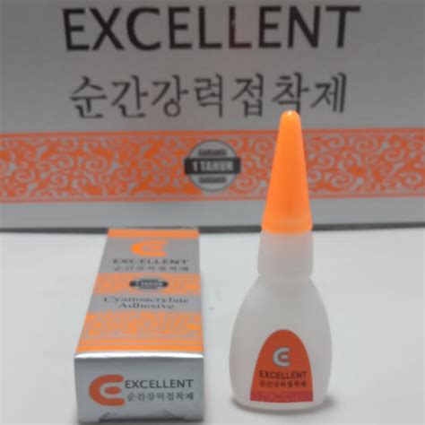 jual promo lem korea  box isi  pcs lem tetes power glue lem