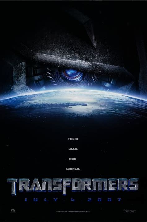 Transformers (2007) – Original One Sheet Movie Poster - Hollywood Movie ...