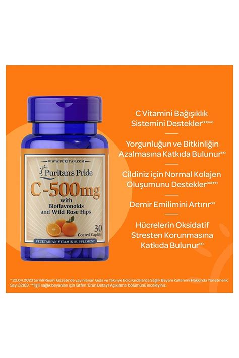 Puritans Pride Vitamin C Mg With Bioflavonoids And Rose Hips