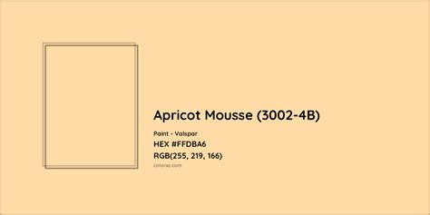 Valspar Apricot Mousse B Paint Color Codes Similar Paints And