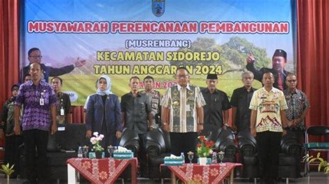 Musrenbang Kecamatan Sidorejo Sinoeng Ingatkan Program Kemiskinan Dan