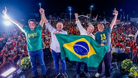 Em Ato Pol Tico Ex Presidente Lula Reafirma Apoio A Carlos Brand O No