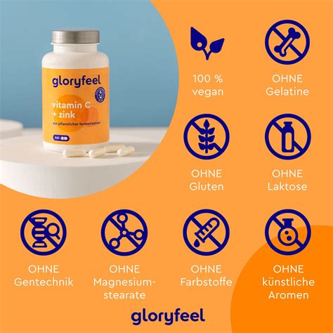 Gloryfeel Vitamin C Zink Kapseln St Shop Apotheke