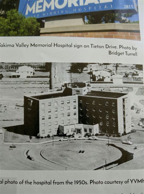 Yakima Valley Memorial Hospital in the 1950's | Yakima valley, Yakima washington, Yakima