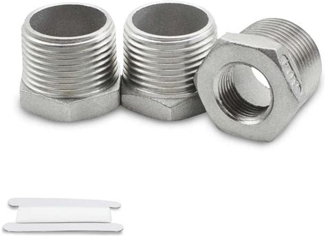 Bwintech Pcs Male To Female Bsp Thread Stainless Hex