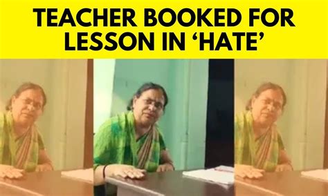 Muzaffarnagar School News | Accused Teacher Booked, Seeks Apology ...