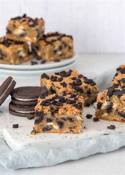 Oreo Blondies Lauras Bakery