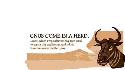 GNU Herd Banner by Stephan Baumann, usegroup - GNU Project - Free ...