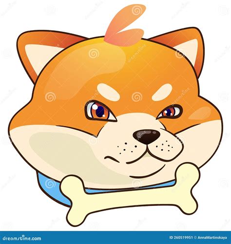 Angry Shiba Inu Cute Dog Stock Vector Illustration Of Aggressive