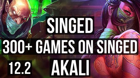 Singed Vs Akali Top Rank 4 Singed 5 1 3 300 Games Br