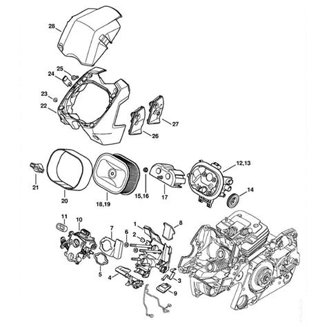 Exploring The Parts Diagram Of The Stihl Ms Chainsaw