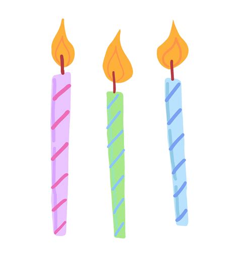 Birthday Candle Clip Art