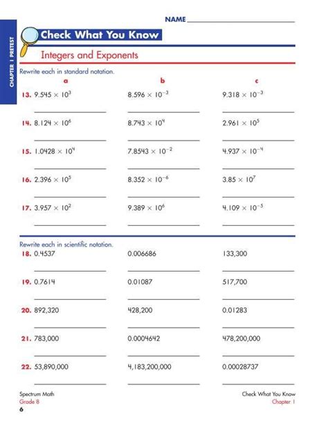 Carson Dellosa Spectrum Math Workbook Grade 8 Cd 704568 Supplyme