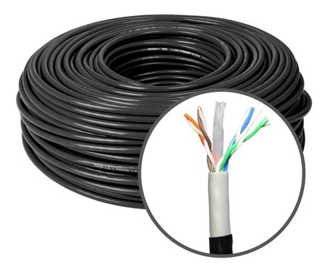 Bobina Cable Utp Cat 6 Exterior Doble Forro 100metro En Caja Envío gratis