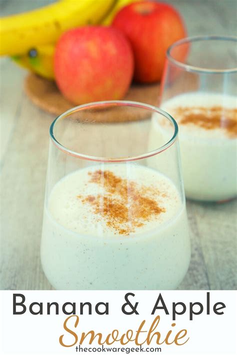 Apple Banana Smoothie - The Cookware Geek